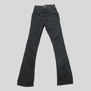 Forever 21 | High-rise Black Stone Wash Flare Jeans | Women’s Size 25